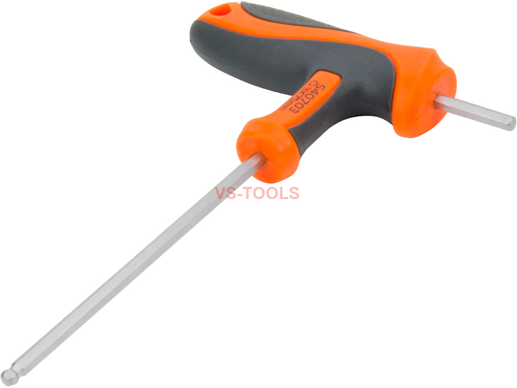 3mm THandle Hexagon Torque 6Point Hex Key CRV TPR Screwdriver